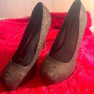 Sparkly Madden Girl heels / Macey's /worn once